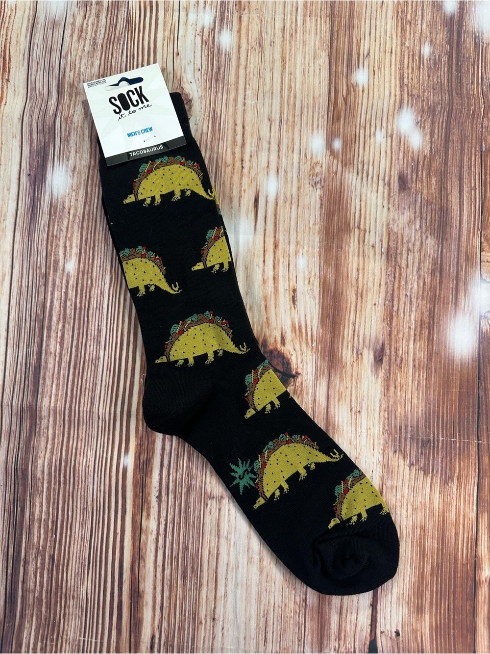 NWT Sock It To Me TACOSAURUS  Crew Socks Men’s